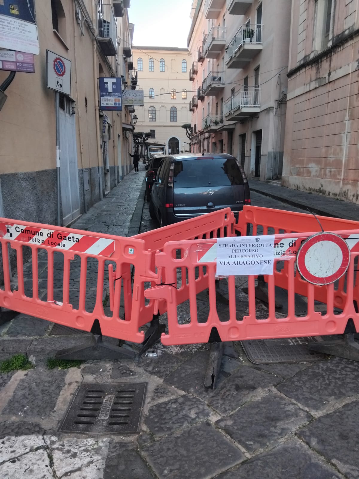 Avviso:Interruzione Via Duomo (Gaeta Medioevale)