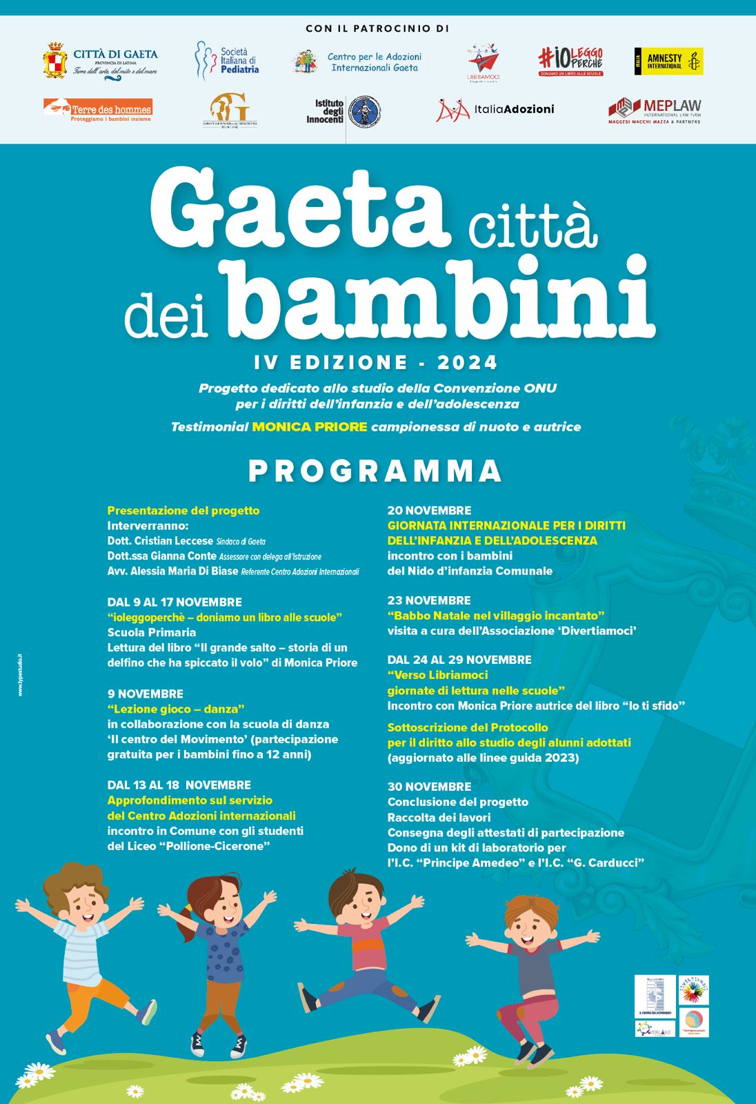 GAETA CITTÀ DEI BAMBINI, AL VIA LA IV EDIZIONE