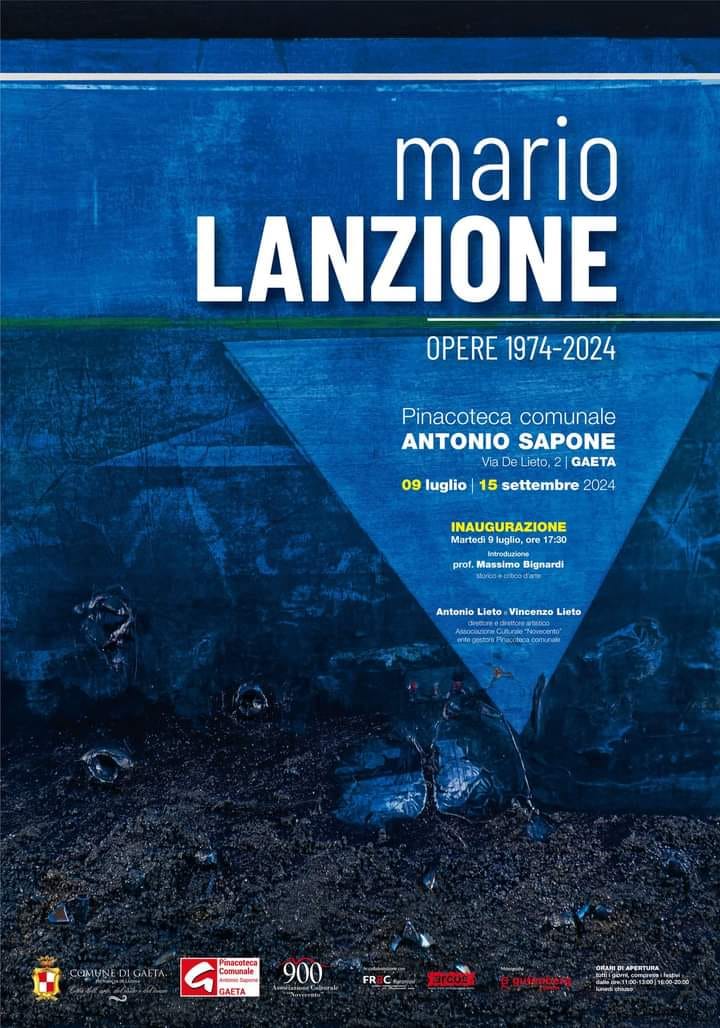 Inaugurazione mostra antologica Mario Lanzione presso la Pinacoteca Comunale
