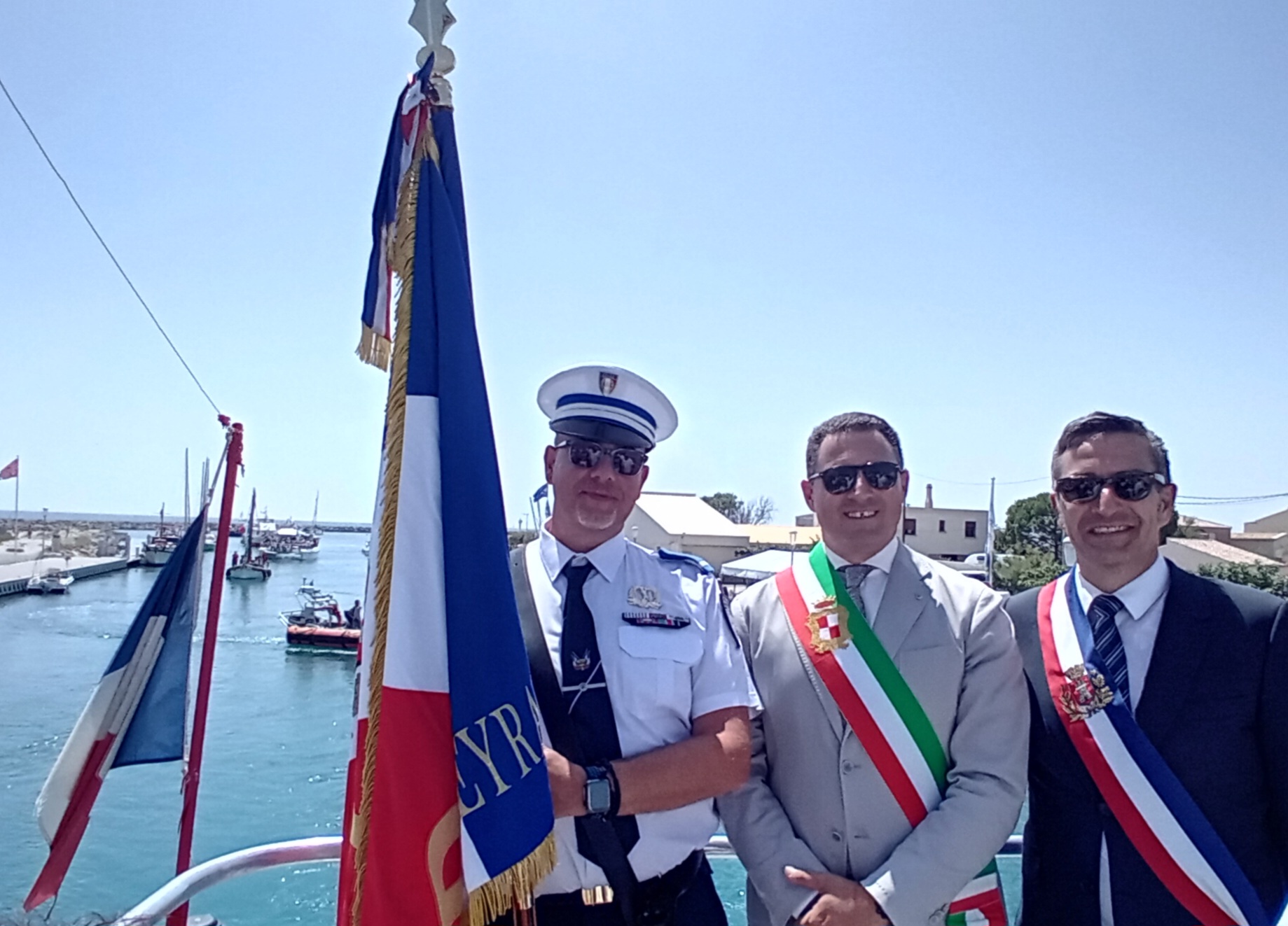 UNA DELEGAZIONE DEL COMUNE DI GAETA OSPITE A FRONTIGNAN IN OCCASIONE DELLA LOCALE FESTA DEL MARE